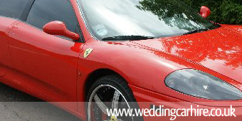 Ferrari Wedding Limousine Hire